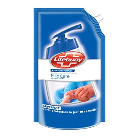 Lifebuoy Mild Care With Milk Cream Germ Protection Hand Wash (Refill) 